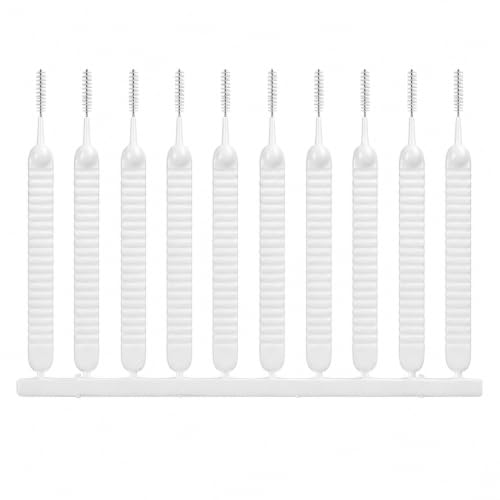 Cleaning Brush Set 10-Pack - Mini Brushes for Phone Charging Port, Speaker & Receiver, Anti-Clogging Tool for iPhone, iPad, AirPods, Tablet & Camera Lens - color: 10 Pcs White