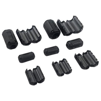 Clip-on Ferrite Choke Core 20 Pcs - Ferrite Bead RFI EMI Noise Suppressor