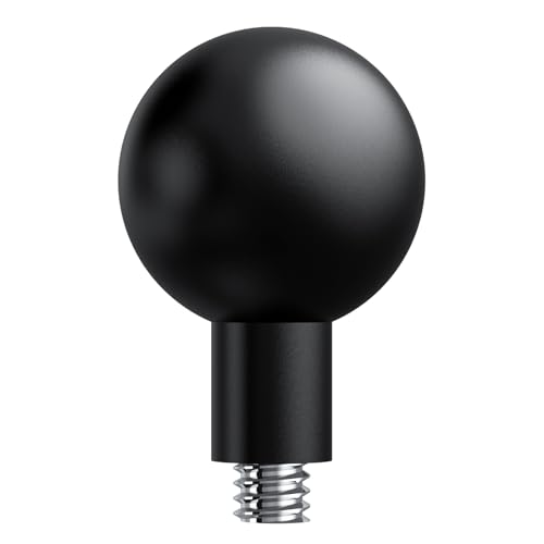 1-Inch B Size Ball to 1/4"-20 Screw Adapter – Camera Mount Converter, Fits Standard 1" Ball Bases, Connects Dash Cams, Action Cameras & Photography Accessories - size: 1 inch ball to 1/4" Screw