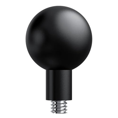 1-Inch B Size Ball to 1/4"-20 Screw Adapter – Camera Mount Converter, Fits Standard 1" Ball Bases, Connects Dash Cams, Action Cameras & Photography Accessories - size: 1 inch ball to 1/4" Screw