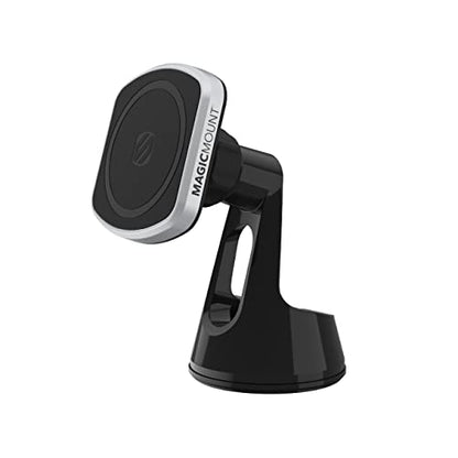 Scosche MP2ROWD MagicMount Pro2 MagSafe Car Dashboard/Windshield Suction Mount, Magnetic Cell Phone Holder Compatible with iPhone 16/15/14/13/12 Series and More with Included MagicRing Adapter - size: 1 Pack