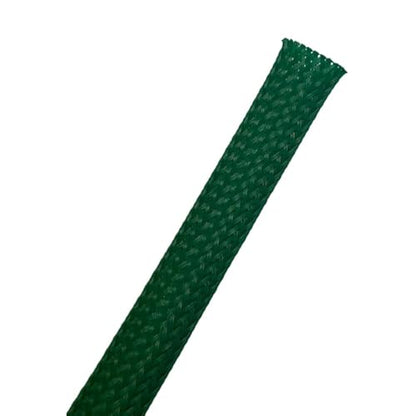 Kable Kontrol PET Expandable Braided Sleeving 1-1/2” Inch 25’ Ft - Green - color: Green, size: 1-1/2" - 25' FT