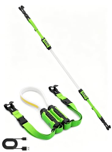 Foldable Underhood Work Light, 1500 LM LED Mechanics Bar, Green - color: Green