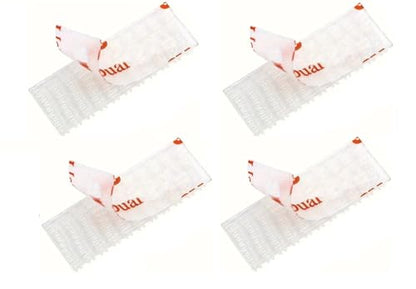 4 Pieces (2 Sets) Mounting Strips for EZ Pass/IPass/IZoom/Sunpass Cars Windshield Toll Transponder Holders Reclosable Fastener Peel and Stick Adhesive Dual Lock Tape Strips