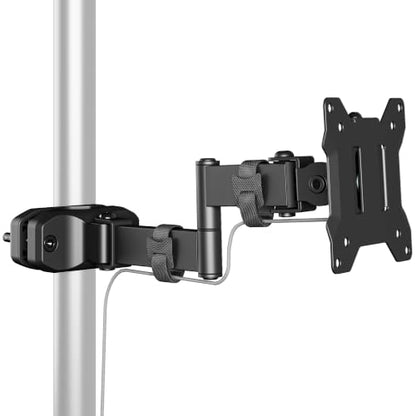 monTEK Long Arm Pole Mount Monitor Arm,17–32"Full Motion,22 lbs, 10.7"Reach - size: 10.7" Long Arm
