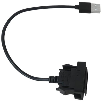 New USB 2.0 Fast Data Transmission and Device Charge Power Compatible with Toyota, USB Socket Extender Repl. Fits the Hole of 1.34" x 0.91" / 34 x 23 mm, 12V-30V Input, 1.2 A 5V Output