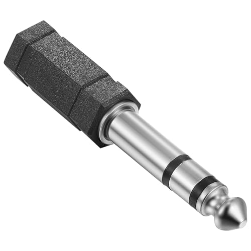 INSIGNIA Premium Audio Cables & Components – High-Fidelity Sound, Durable Materials, Compatible with Home Theater, Studio & Hi-Fi Systems (3.5mm to 1/4" Headphone Adapter, One Size) - color: 3.5mm to 1/4" Headphone Adapter, size: One Size