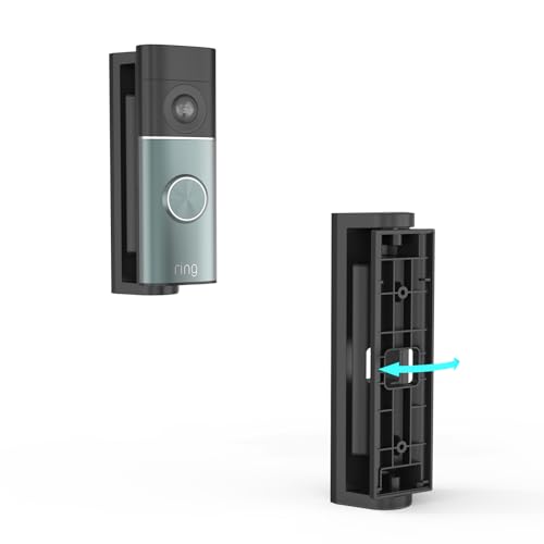 HOLACA Adjustable 0 to 45° Angle Mount for R-ing Wired Doorbell(2nd), Wired Doorbell Plus(2nd),Wired Doorbell Pro(3rd) and R-ing Battery Doorbell Plus/Pro(2nd)