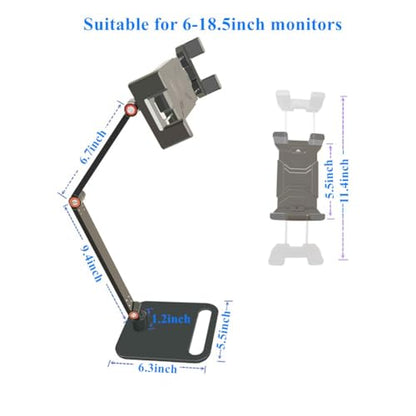Portable Monitor Holder for 6-18.5 inch Screen Desktop Monitor Tablet Stand