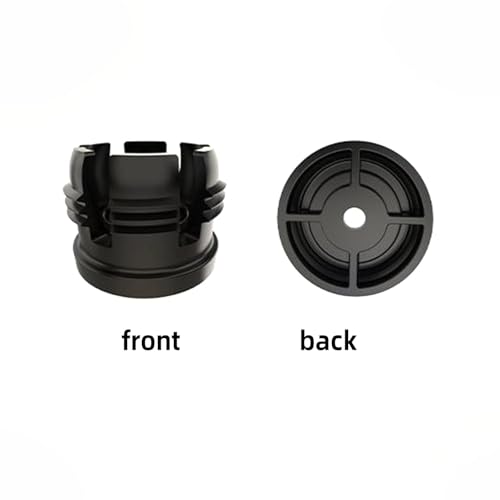 1 Set of 17mm Ball Head Adapters Nut for Vehicle Phone Mount Brackets Windshield Suction Cup Stand Aluminum Screw Nut Cap Pad Car Phone Holder Accessories - color: 1set Black