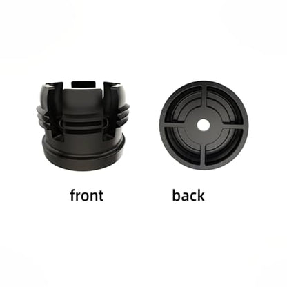 1 Set of 17mm Ball Head Adapters Nut for Vehicle Phone Mount Brackets Windshield Suction Cup Stand Aluminum Screw Nut Cap Pad Car Phone Holder Accessories - color: 1set Black