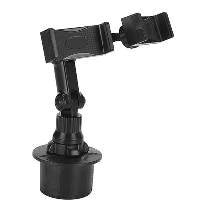 Yosoo Health Gear Dual Phone Holder Car Cup Slot Phone Holder Bracket, 360 Degree Rotation Adjustable Car Phone Holder Cup Holder Phone Mount for 3 to 7 in Size Phones, Cell Phone