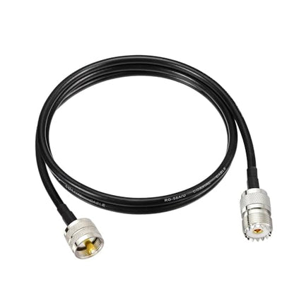 Superbat PL259 to SO239 Cable CB Coax Cable 3ft RG58 PL-259 Male to Female - size: 3ft, style: straight