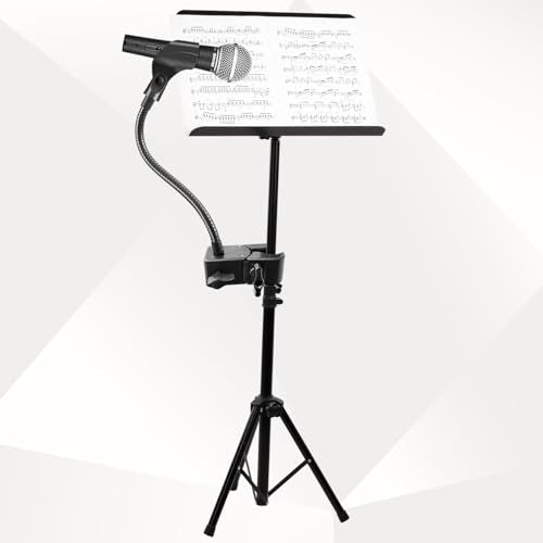 Gooseneck Microphone Stand, Flexible Mic Arm Stand, Desk Mic Stand With Super Clamp Mount Mic Clip and 3/8" to 5/8" Adapter, Compatible with Shure/Fifine / AT2020 / Pyle/Blue Snowball/Razer (13 Inch) - size: 13 Inch