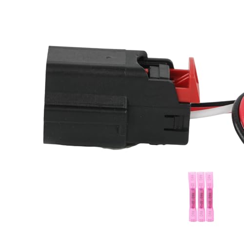 3-Pin/Way PDC Bumper Parking Sensor Connector Auto Waterproof Wire Harness Repair Plug Pigtail for GM Replace 52042749 23428268