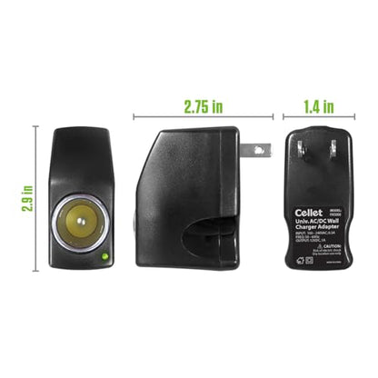Cellet AC to DC Adapter Convert 120V/110V to 12V AC/DC Power Converter Car Cigarette Lighter Socket (Maximum Power Rating 3Amp (3000mA)) (Not for Air Compressor, Air Pump, Vacuum)