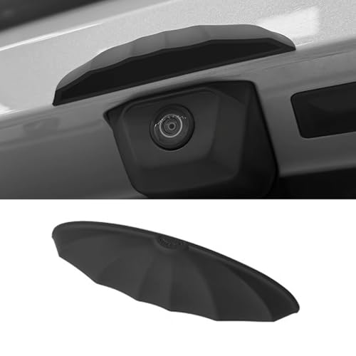 muekzru Universal Car reversing Camera rain Cover, car Thick Camera Protection Sticker, Silicone rain Sticker, Non-Destructive Adhesion (Black) - color: black