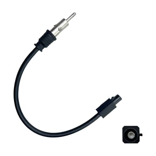 Radio Antenna Adapter Compatible with Dodge Ram Jeep Wrangler Aftermarket Radio Stereo Antenna Adapter for C-Class Sprinter Buick Cadillac Aftermarket Stereo Antenna Connector Cable Plug