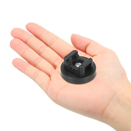 Yookeer 30 Pcs Magnetic Zip Tie Mount Base Black Magnetic Cable Clips Wire Holder Multipurpose Cable Ties Management Base Electrical Supplies for Wire (31 mm) - size: 31 mm