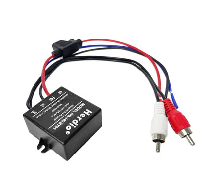 Herdio Marine Bluetooth Receiver IP67 Waterproof, BT 5.3 Remote Wireless Connectivity, Stero Male RCA Output, Bluetooth Receiver for Car, Marine Yacht, Truck, Motorcycle, Golf Cart, Speakers