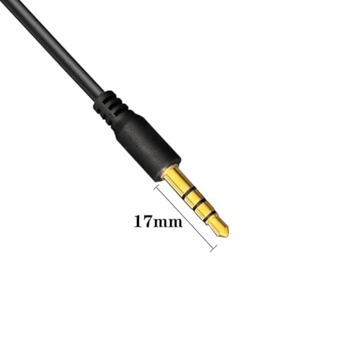 17mm Short 3.5mm Male to Male TRRS Audio Cable (15cm) - style: Male To Male