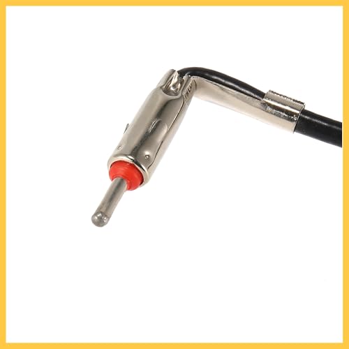 Car Radio Antenna 1 Male to 1 Female Adapter Right Angle Plug Cable Stereo Audio for Chrysler for Dodge for Ford for GM for Jeep 40-CR10 Auto Replacement Parts
