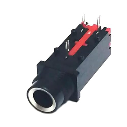 15PCS 1/4 Inch 6.35mm Mono Female Jack PCB Panel Mount Microphone Socket Mono Chassis Audio Connector