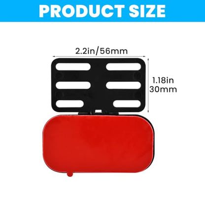 2pcs Rear Camera Holder, Universal Self Adhesive Dash Cam Bracket, 180° Adjustment Rearview Camera Bracket Rear Windshield for SUV, Truck, RV, Auto(Color:Black)
