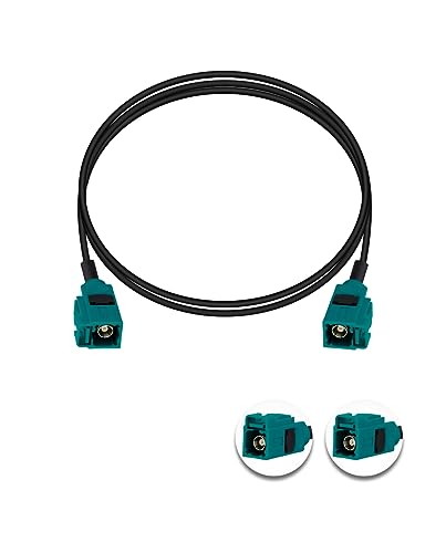 Fakra Z Cable Fakra Z Female to Fakra Z Female RF Coax Cable 3.3ft/1m Fakra Z Female Vehicle Car Antenna Extension Cable RG174 for Car Stereo GPS Navigation - size: 3.3ft/1m