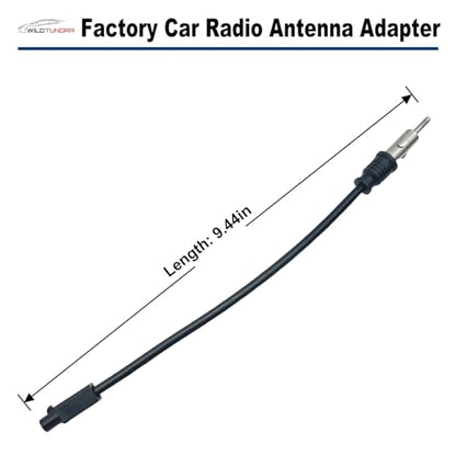 Radio Antenna Adapter Compatible with Dodge Ram Jeep Wrangler Aftermarket Radio Stereo Antenna Adapter for C-Class Sprinter Buick Cadillac Aftermarket Stereo Antenna Connector Cable Plug
