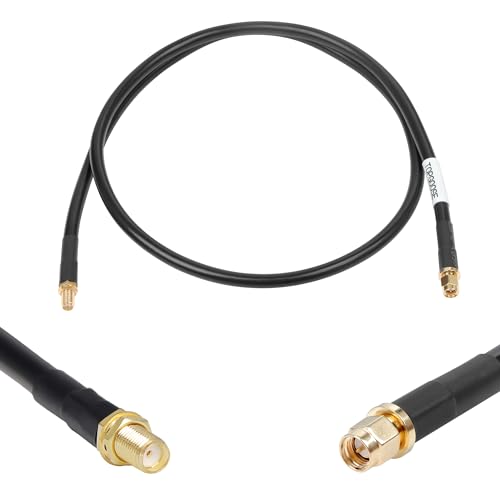 3ft SMA Male to SMA Female Cables, RG58 Low Loss SMA Extension Cable for SDR Equipment Antenna Ham Radio, 3G 4G LTE Antenna, ADS-B,GPS and etc - size: 3 ft - 1PCS