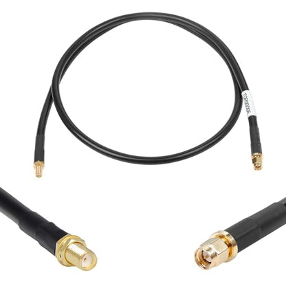 3ft SMA Male to SMA Female Cables, RG58 Low Loss SMA Extension Cable for SDR Equipment Antenna Ham Radio, 3G 4G LTE Antenna, ADS-B,GPS and etc - size: 3 ft - 1PCS