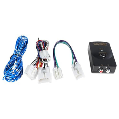 NuIth Car Radio Amp Amplifier Wiring Harness Adapter Compatible with Toyota 1988-2017 Subaru 2012-2019 Vehicle Non JBL System High to Low RCA Converter for Adding Amplifier Subwoofer to Stock Stereo