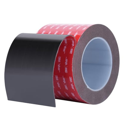 Double Sided Tape Heavy Duty, Waterproof Mounting Foam Tape, 16.5ft Length, 3.54in Width, High Temperature Resistant Adhesive Tape for Car, LED Strip Light, Office Decor, Uses VHB 5952 Raw Material - size: 3.54in x 16.5ft