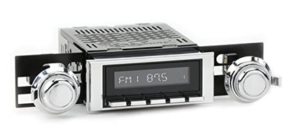 RetroRadio Compatible with 1968-79 Chevrolet Nova Features Include Bluetooth, AUX, AM/FM LABC-M1-113-117-254-03P-73PC