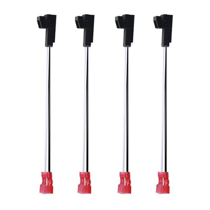 4PCS OEM#72-4568 Door Speaker Adapter,Car Audio & Video Speakers Wiring Harness for Direct Replacement,Speaker Harness Adapter Car Accessories Compatible with Chevrolet GMC - color: 4PCS