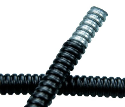 Electriduct 1/2" PVC Coated Liquid-Tight Flexible Metal Conduit - 10 Feet - size: 0.5 Inch