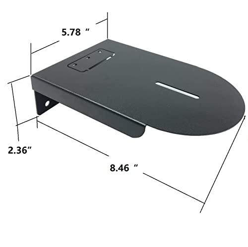 Portable Electronic Device Mount, Black, Wall Mount Bracket, Compatible with PTZ Cameras, Loading Weight Capacity: 8 Pounds