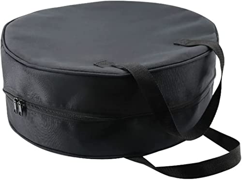 Round Cable Organizer Bag - Heavy Duty Water Resistant Cable Management Storage Bag - Perfect for Jumper Cables, RV Sewer Pipe, EV Charging Cord Storage, Camper and Garden Hoses