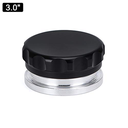 PTNHZ OD 3"/76mm Aluminum Alloy Weld Billet On Filler Neck Cap Oil Fuel Water Tank Black - size: 3"