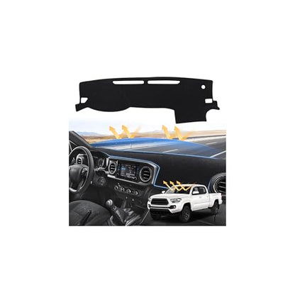 Sunsdrew Dash Cover for 2016-2022 2023 Toyota Tacoma Dashboard Cover Mat - size: 16-23 Tacoma Dash Cover