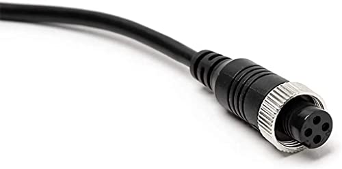 Yakry Y79 Aviation Bus Video Cord Cable 43 Ft,Built-in 4-Pin Cord Connecting a Single Power Car Vehicle Backup Camera/Rear View Monitor System Kit Compatible Y14 System