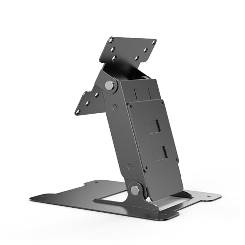 WEARSON Touch Monitor VESA 75 100 50 and Mini PC VESA 75 Back-to-Back Dual Mount All Metal Stable Leaning Low Profile
