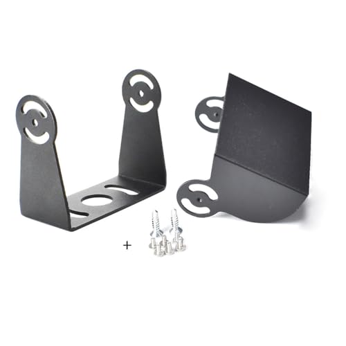 RV Backup Camera Mounting Bracket Truck Rear View Monitor Stand Mount Holder Adapter Kit for Trailer Bus Van Pickup Recreational Vehicle 5th Wheel Camper ( Bottom + Top Rack Protector )