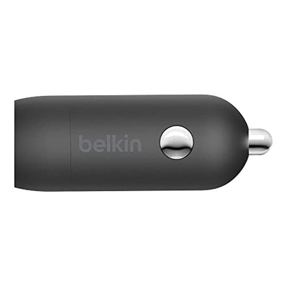 Belkin Boost↑Charge™ 30W Compact Fast Car Charger w/USB-C Power Delivery Port for iPhone 16, 16 Pro, 15, 15 Pro, Galaxy S25, S24, Note, Pixel 9 & More - Black(Pack of 6) - size: Pack of 6, style: Charger