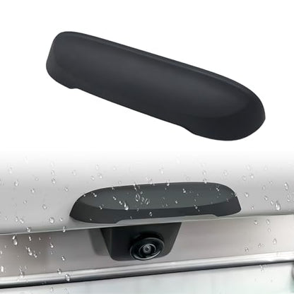 Universal Car Backup Camera Rain Shield, Reversing Camera Anti-Rain Cover for Car, Non-Destructive Adhesion, Silicone Protection Cover Compatible with Most Vehicle (Black) - color: Black #1