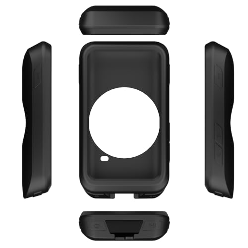 Premium Protective Silicone Case Cover for iGPSPORT BiNavi Air - Cycling GPS Computer - Max Protection, Durable, Non-Slip, Shockproof Anti-Static/Dust Coating (Black) - color: BiNavi Air - Case - Black