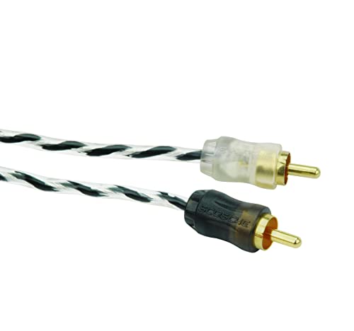 Scosche KDADCCSD Add-On Amplifier Install Wiring Kit - High Current Dual Car Amp Install Kit - Hybrid OFC Power/Ground Cable, Twisted Pair Audio Cables, Power Distribution Block and Wire Terminals