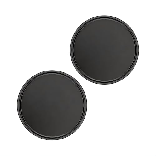 2 PCS Car Dashboard Non Slip Mat, High-tensile PU Washable Center Console Storage Pads for Phone & Keys, Stable Self-adhesive Mounting Pads, Universal Interior Accessories for Cars (Black)