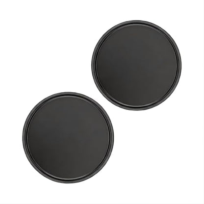 2 PCS Car Dashboard Non Slip Mat, High-tensile PU Washable Center Console Storage Pads for Phone & Keys, Stable Self-adhesive Mounting Pads, Universal Interior Accessories for Cars (Black)